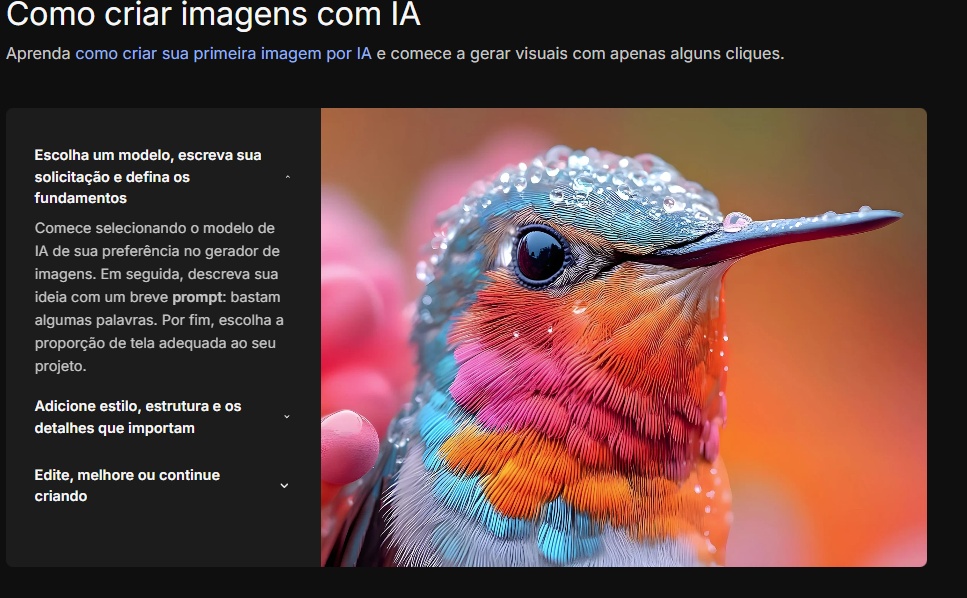 Exemplo de imagem gerada por IA